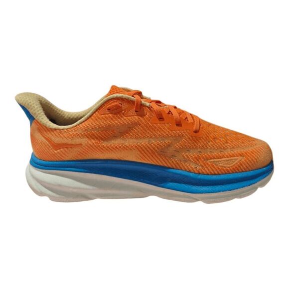 HOKA ONE ONE Clifton 9 \'Low Vibrant Orange Impala\' Running Shoes Size 8.5D main image 6